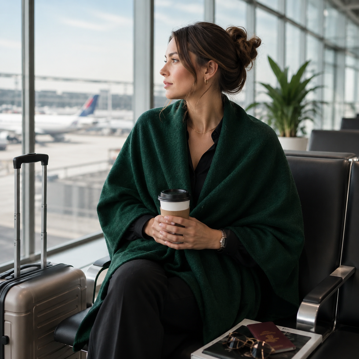 Women's Trendy Knitted Shawl | Soft Fashion Wrap